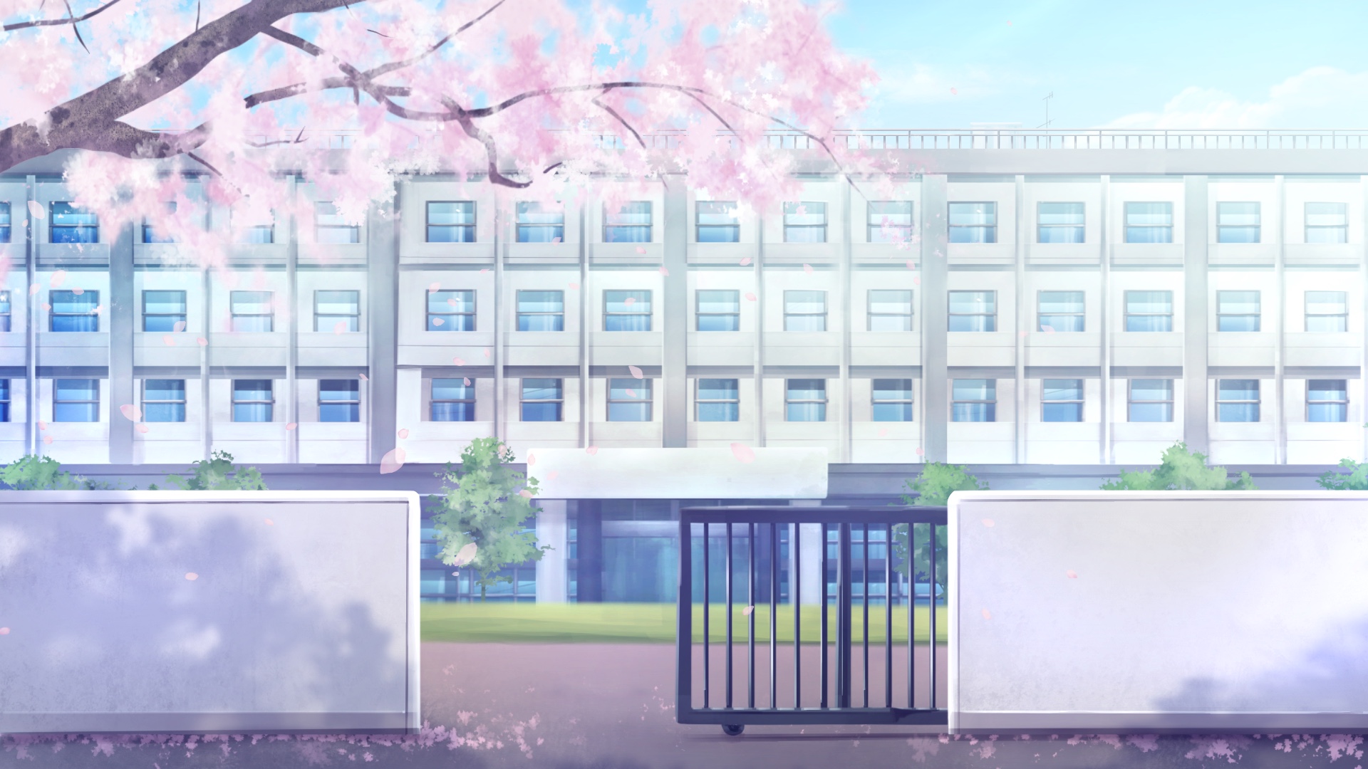 高校、高等学校 無料イラスト